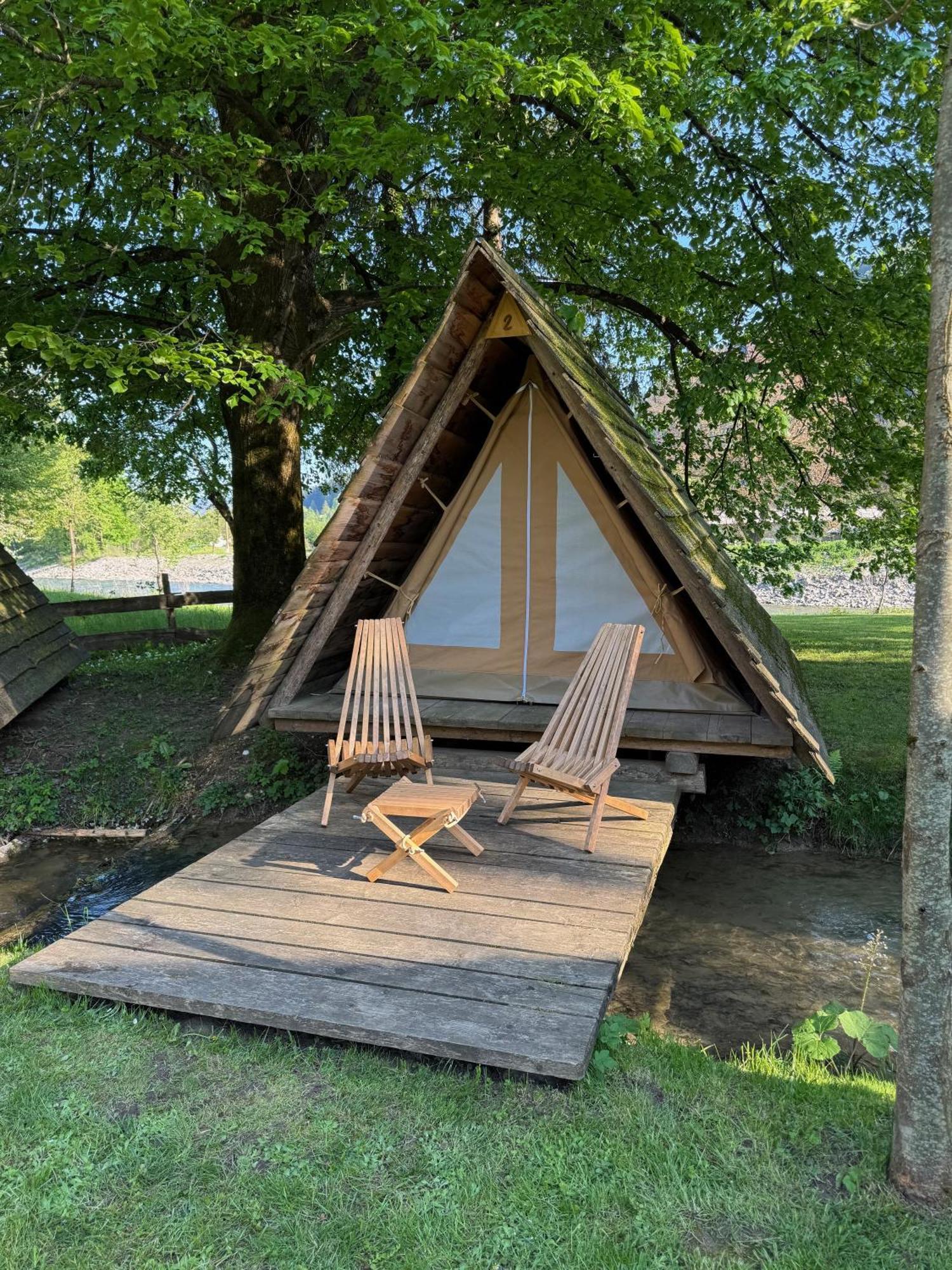 Kamp Na Otoku - Ljubno Ob Savinji Hotel Exterior foto
